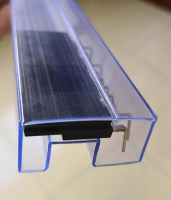Tubos estáticos claros plásticos do PVC anti IC para o empacotamento eletrônico