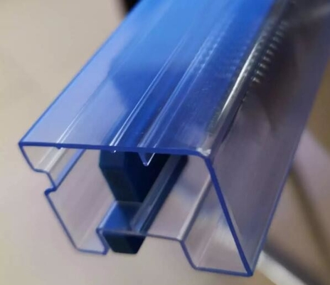 Tubo anti-estático de plástico pvc rígido transparente quadrado para embalagem de IC