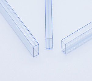 0.5-1 mm Espessura tubo ESD transparente para armazenamento e transporte seguros de eletrônicos