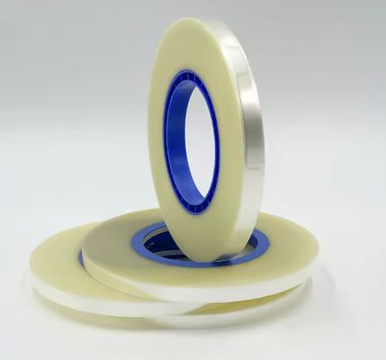 Fita de cobertura larga de 5,4-81,5 mm, vedação térmica/autoadesiva opcional, PET/PS, tratamento antiestático
