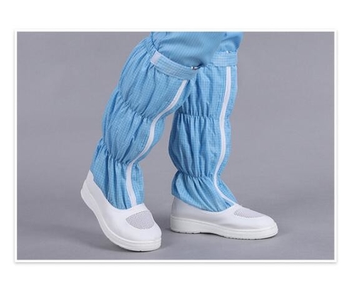 Faça sob medida 34-50 acessórios da sala de limpeza, anti botas estáticas do trabalho com PVC Outsole
