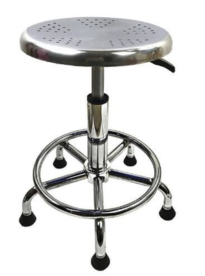 material de couro sintético ajustável dos tamboretes ergonômicos do trabalho de 320mm Esd