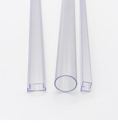 Tubo estático do PVC do quadrado anti, tubos de envio plásticos dos componentes eletrônicos