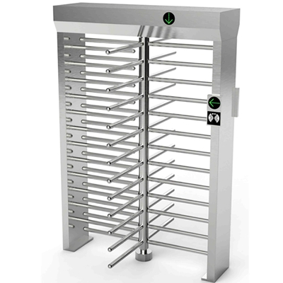 Turnstile de entrada segura de aço inoxidável para campo de visão de 30 graus e material