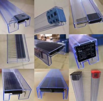 Tubo de embalagem de plástico PVC macio claro Tubo de transporte antiestático