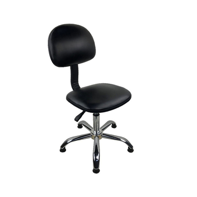 Cadeira de banquinho ESD dissipativa estática ajustável 510-700 mm para sala limpa