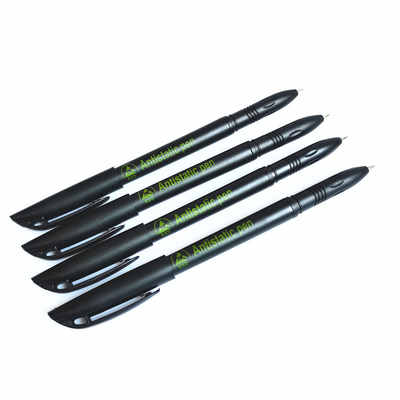 Caneta esferográfica antiestática de 0,7 mm ESD para escritório de várias cores com caixa de plástico preto