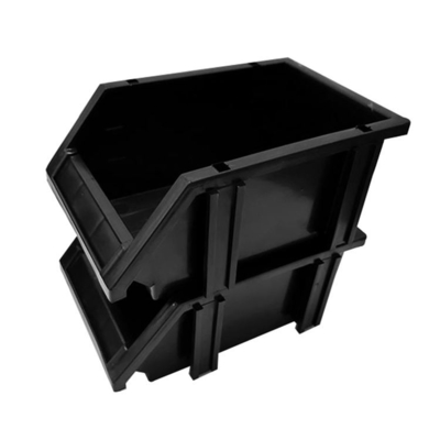 dos escaninhos componentes da caixa do recipiente plástico de 95x105x50mm ESD condutor alto