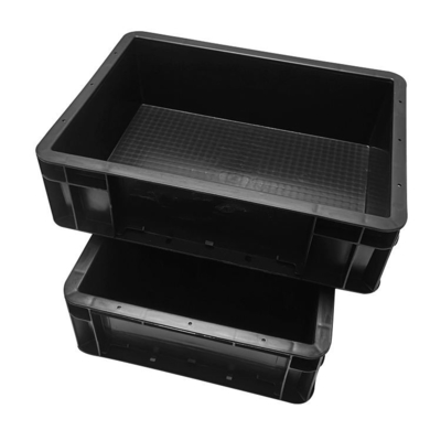 130mm Profundidade ESD bandejas de plástico para tamanho interno 215x140x110mm solução de embalagem