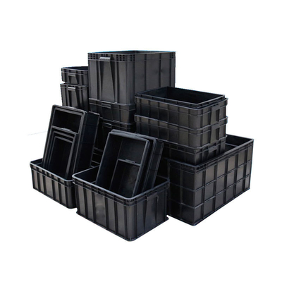 235x155x120mm descarga eletrostática bandejas de plástico resistência à temperatura até 80C tamanho externo