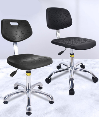 Confortável e durável Com o seu design ergonômico e alta construção esta cadeira de banquinho ESD proporciona conforto e durabilidade a longo prazo
