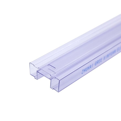 Tubulação do quadrado de tubo do empacotamento plástico perfurado transparente do PVC/PETG IC