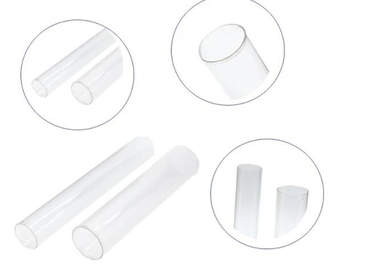Círculo transparente PETG/tubo de empacotamento claro plástico 10E6-10E11 do PVC