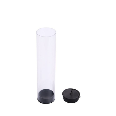 Tubo de empacotamento claro plástico do círculo transparente de PETG/PVC para o fio elétrico