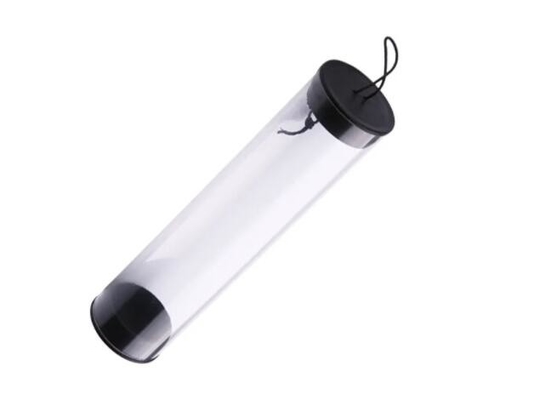 Tubo de empacotamento claro plástico do círculo transparente de PETG/PVC para o fio elétrico