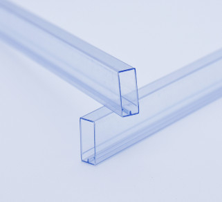 0.5-1 mm Espessura tubo ESD transparente para armazenamento e transporte seguros de eletrônicos