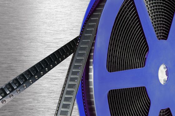 Fita transportadora ESD de alta precisão para embalagem SMD, tipos de papel e plástico, tamanhos personalizados disponíveis