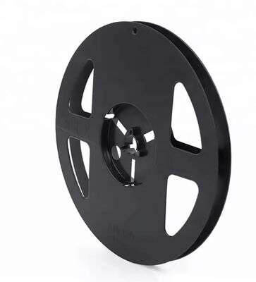 Rolo de embalagem de faixa de luz flexível SMD LED preto de 7 polegadas, compatível com fitas de transporte de 8 mm