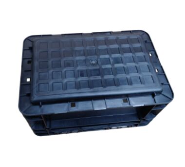 Recipiente de Armazenamento ESD Flip-Top de Alto Desempenho para Oficina de Sala Limpa