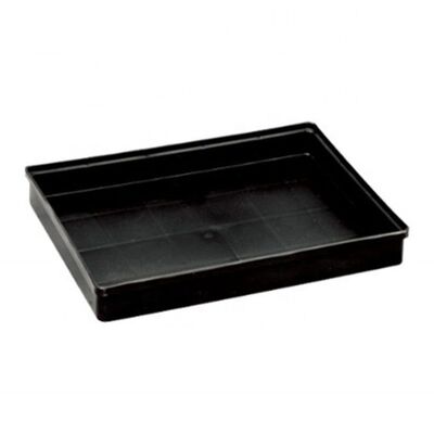Taça de PP condutiva ESD preta 345x225x60mm para manuseio e embalagem de PCB