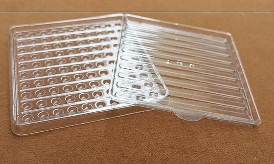 Caixa de embalagem em bolhas transparente para encomenda personalizada eletrônica personalizável e durável aceita