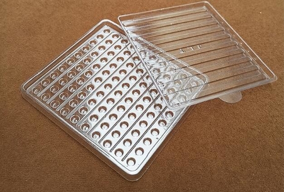 Caixa de embalagem em bolhas transparente para encomenda personalizada eletrônica personalizável e durável aceita