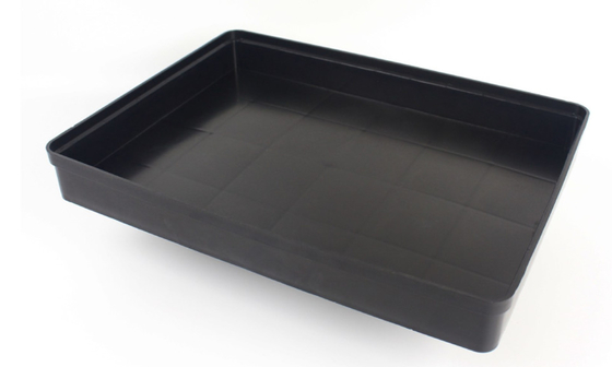Recipiente plástico condutor 345x225x60mm do PWB das bandejas dos PP ESD