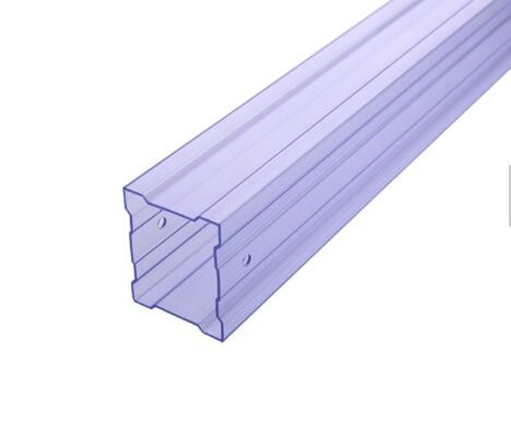 Tubo do ESD do quadrado, estática de empacotamento do tubo do Pvc do módulo de fonte de alimentação anti