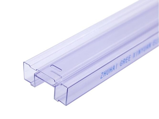 Tubo do ESD do quadrado, estática de empacotamento do tubo do Pvc do módulo de fonte de alimentação anti