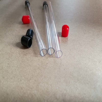 Tamanho de empacotamento da personalização do cilindro do tubo plástico do espaço livre do ABS PETG IC