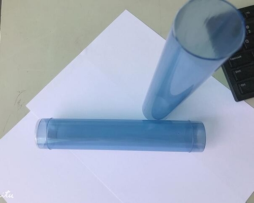 Círculo transparente do Pvc do tubo do Esd flexível para empacotar ROHS habilitado