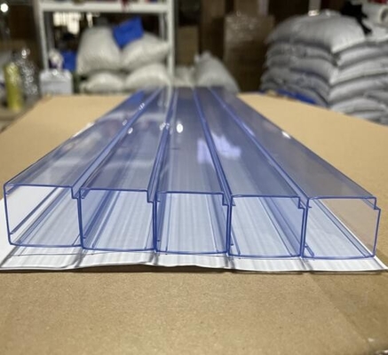 Tubo flexível do Pvc do espaço livre do Esd que empacota o comprimento retangular 300mm-600mm