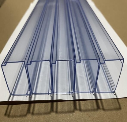Tubo flexível do Pvc do espaço livre do Esd que empacota o comprimento retangular 300mm-600mm