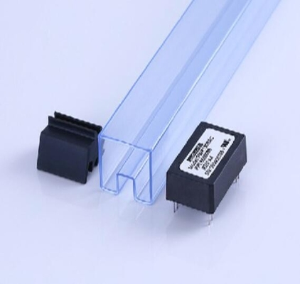 Do cilindro anti 0.5mm-1mm espessura transparente estática do PC do ESD do tubo quadrado