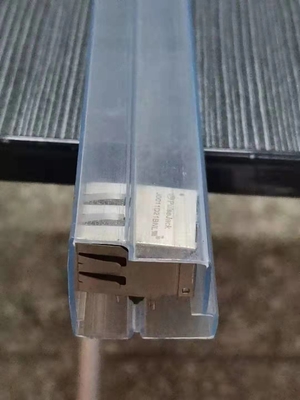 Tubo do quadrado 10e6-10e9 ESD do Pvc, tubos de envio plásticos para componentes eletrônicos