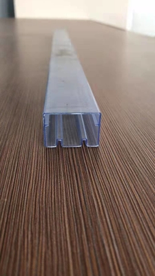 Tubo de nível elevado do empacotamento plástico do CI, tubo plástico duro do GV retangular
