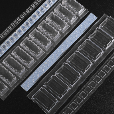 Fita e carretel plásticos de Smt do ABS para o transformador do fusível do capacitor do resistor de IC