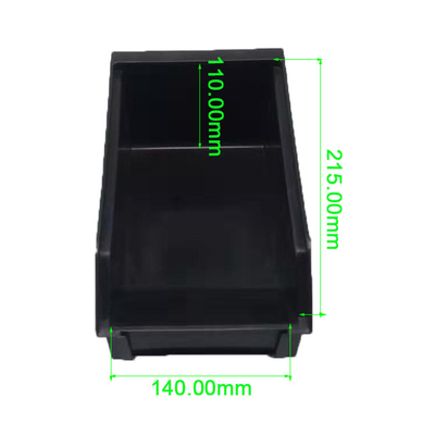 Recipientes plásticos seguros recicláveis das bandejas do ESD 235x155x120mm