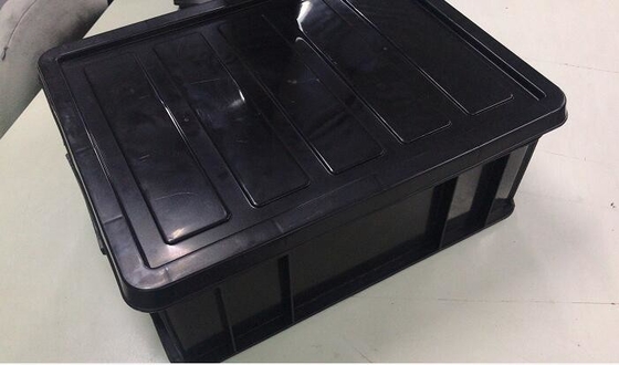 Recipientes de armazenamento seguros plásticos dos PP Esd com tampa L360xW275xH130
