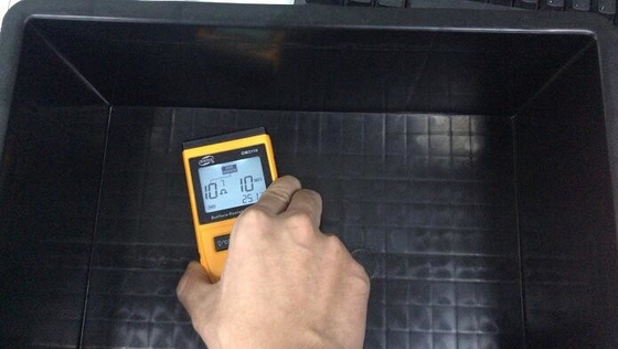 Recipientes de armazenamento seguros plásticos dos PP Esd com tampa L360xW275xH130