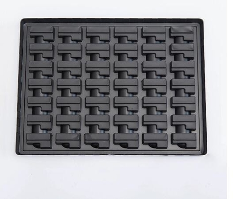 Caixa de empacotamento da bolha de ACE DELIXIN CYMK, bandejas de empacotamento do chocolate preto