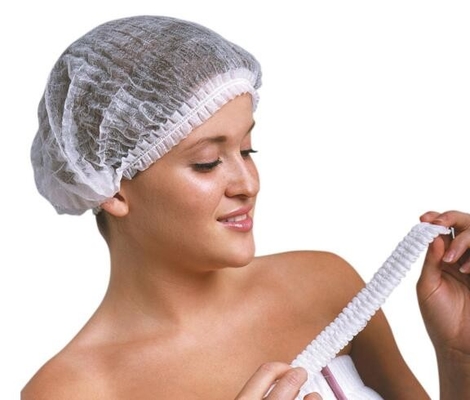 Tampão Bouffant 18&quot; não tecido descartável 19&quot; 21&quot; do polipropileno médico tamanho