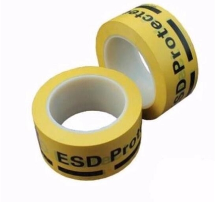 Fita de marcação subterrânea do assoalho esparadrapo do PVC ESD da fita de advertência da segurança impermeável