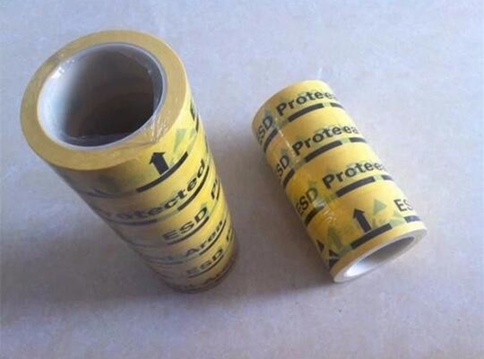 Fita de marcação subterrânea do assoalho esparadrapo do PVC ESD da fita de advertência da segurança impermeável