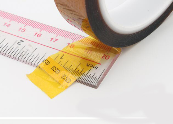 Polyimide estático da fita do Kapton de 0.025mm Esd esparadrapo 260C de alta temperatura do anti
