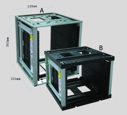 Cremalheira estática do PWB do compartimento dos acessórios de SMT anti para a proteção do Esd