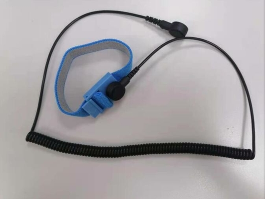 Polegadas estática dobro DLX-0225 da correia de pulso do ESD da sala de limpeza da estação anti 10