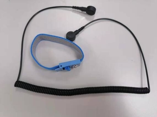 Polegadas estática dobro DLX-0225 da correia de pulso do ESD da sala de limpeza da estação anti 10
