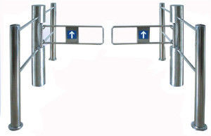 Portas inoxidáveis L380 X W280 X H1000mm da barreira do balanço do torniquete da porta de velocidade