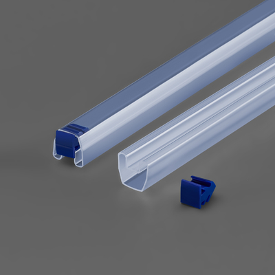 Tubo de IC ESD, anti espessura de empacotamento estática dos tubos 0.5mm-2mm